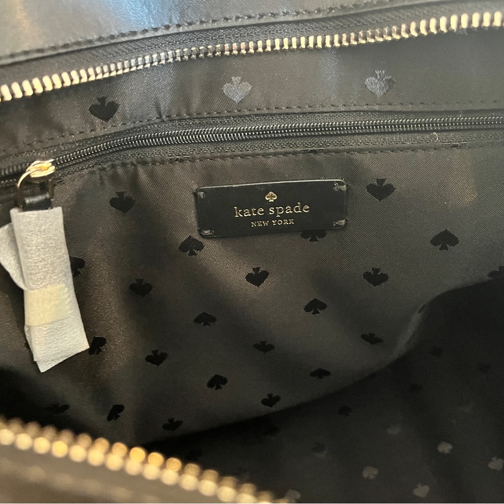 kate spade Marlee New York Black Leather Tote authenticated - Picture 4 of 4